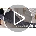 Waterproof Couch Cover for Dogs - Washable Non-Slip Sofa Protector - Dark Grey 35" x 70.9"