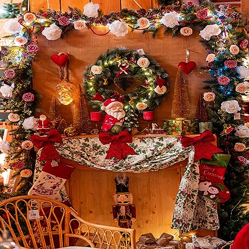 2pcs 50cm Natural Grapevine Wreath Rings for Holiday & Seasonal Decor - DIY Crafts