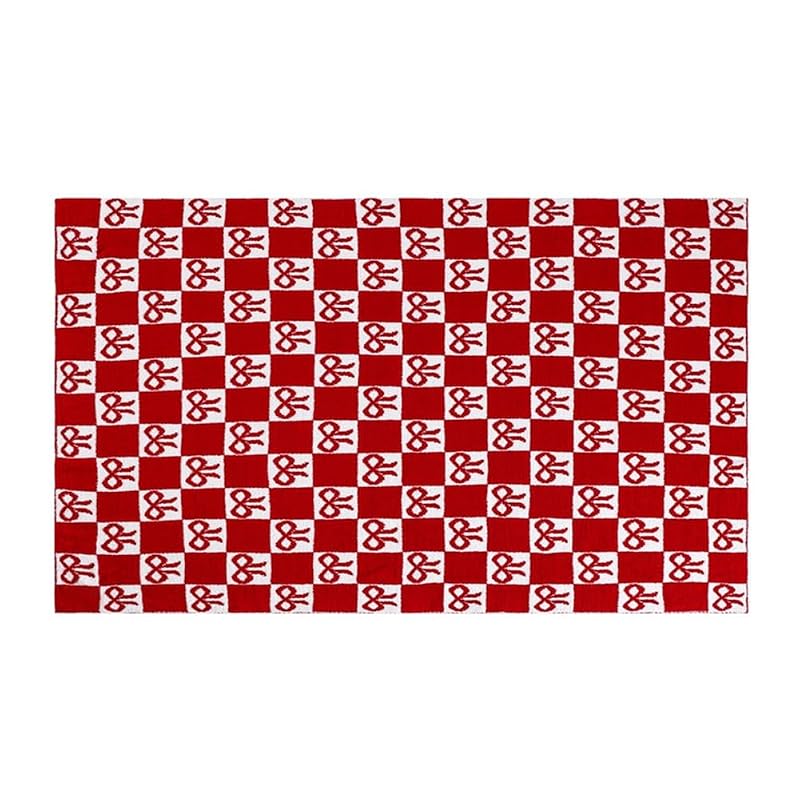 Christmas Gingerbread Throw Blanket 50x70in - Cozy Fuzzy Flannel Sarach? Bow Variation