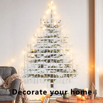 Skiennix 132 Feet Copper Wire String Lights - 400 LEDs, Dimmable Warm White, 8 Scene Modes for Indoor Decoration