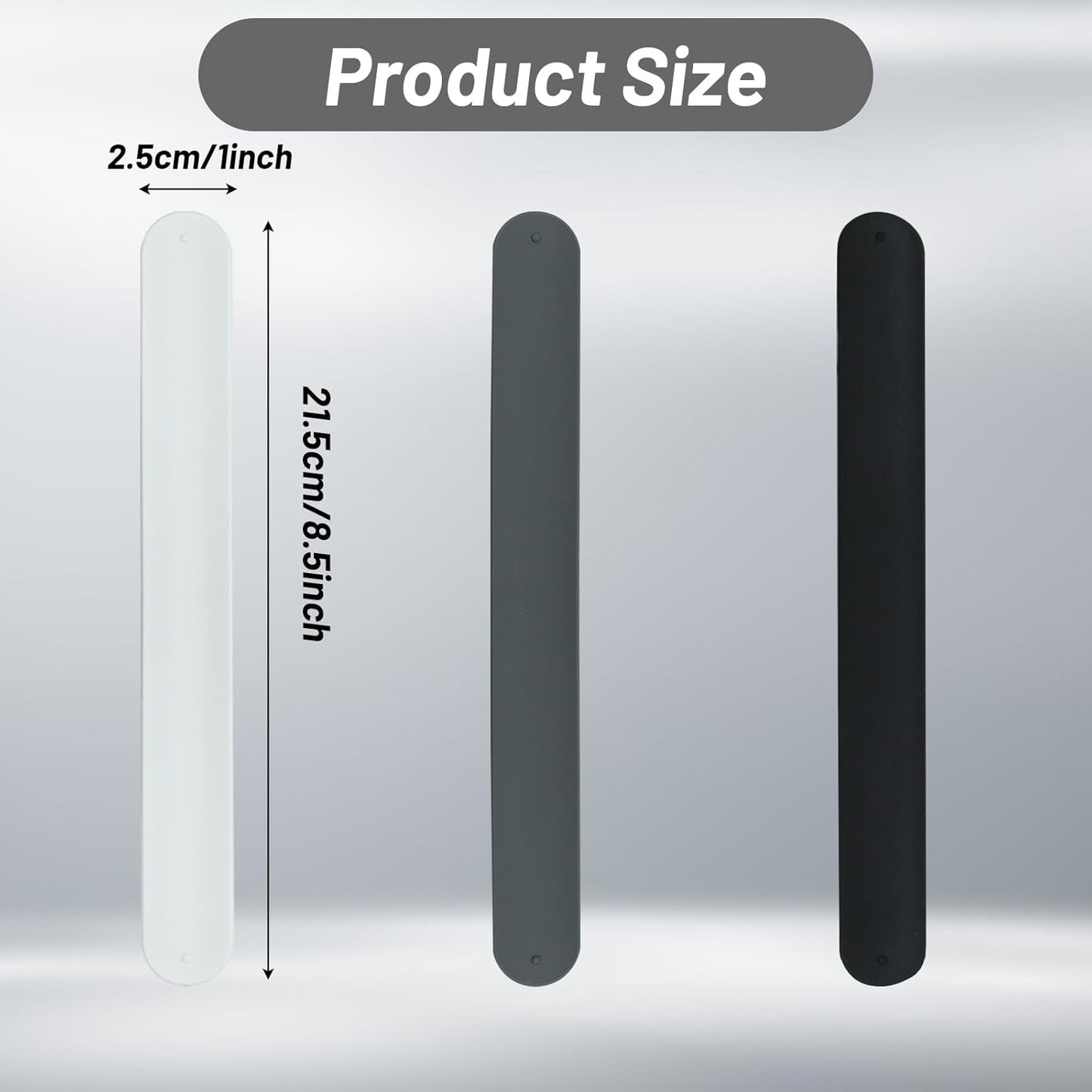 REDANHA Wrapping Paper Holder - 12 Silicone-Covered Metal Strips for Gift Storage & Organization