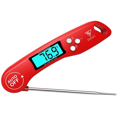 DOQAUS Digital Meat Thermometer - Instant Read Cooking Thermometer with Backlit Display & 4.6” Probe for Perfect BBQ