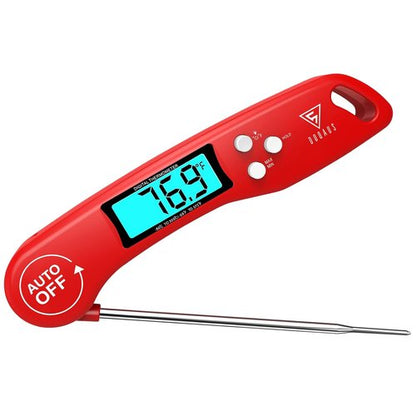 DOQAUS Digital Meat Thermometer - Instant Read Cooking Thermometer with Backlit Display & 4.6” Probe for Perfect BBQ