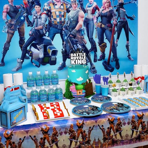 Battle Royale Theme Birthday Party Supplies Set 159 Pieces Decorations