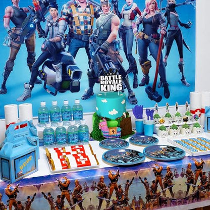 Battle Royale Theme Birthday Party Supplies Set 159 Pieces Decorations