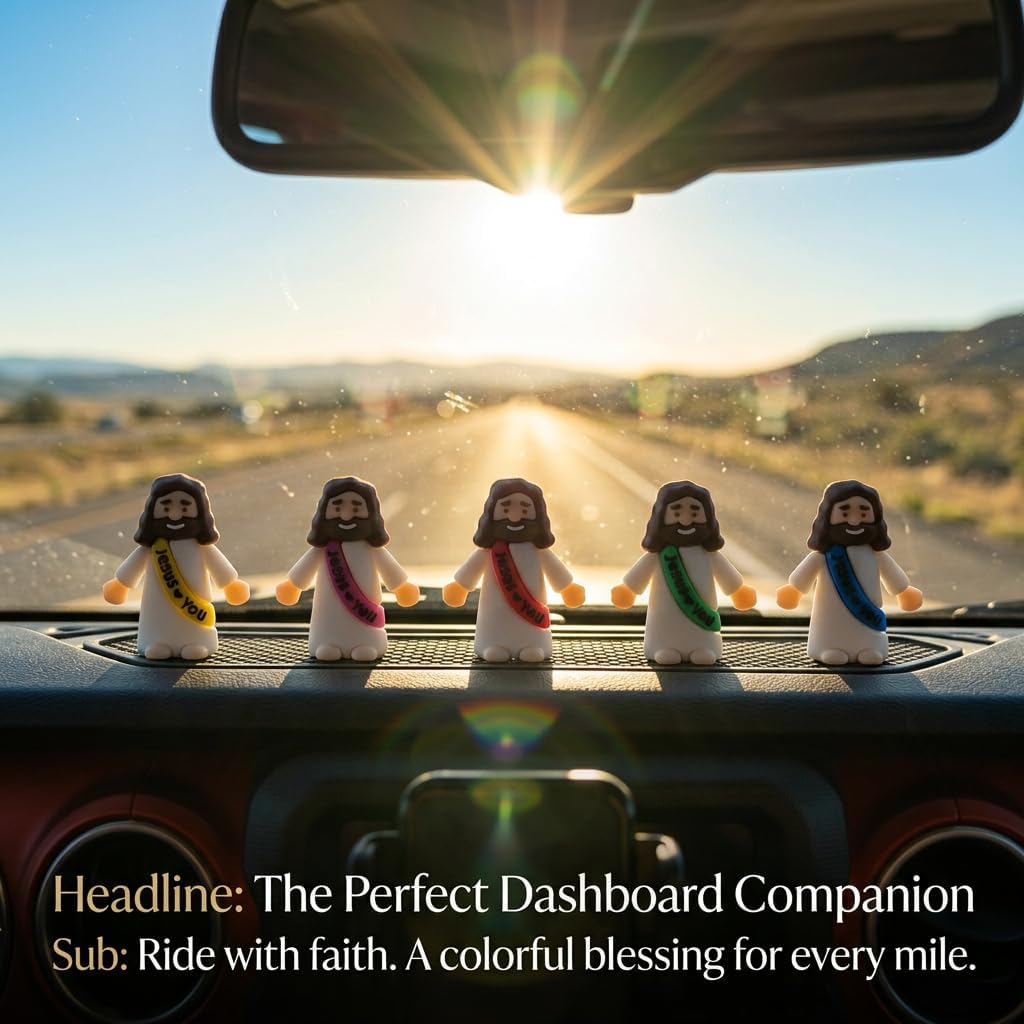 Mini Jesus Figurines by [Brand Name] - 100PCS Bulk Religious Gifts & Easter Egg Stuffers