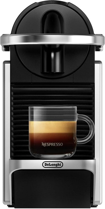 De'Longhi Nespresso Pixie EN127.S - Fully Automatic Coffee Machine with 19 Bar Pressure | Compact Silver Design