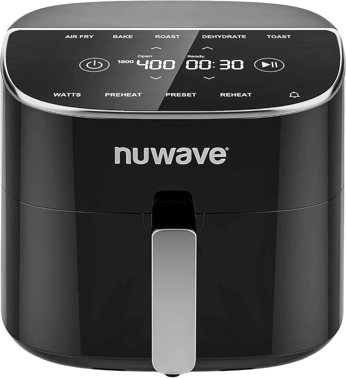 Nuwave Brio Plus 8 Qt Air Fryer - PFAS Free, Digital Touch Screen, 100 Presets & 5 Cook Functions