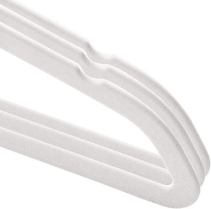 Casafield 50 Velvet Baby Hangers - Soft Ivory for Infant & Toddler Clothing - 11" Size