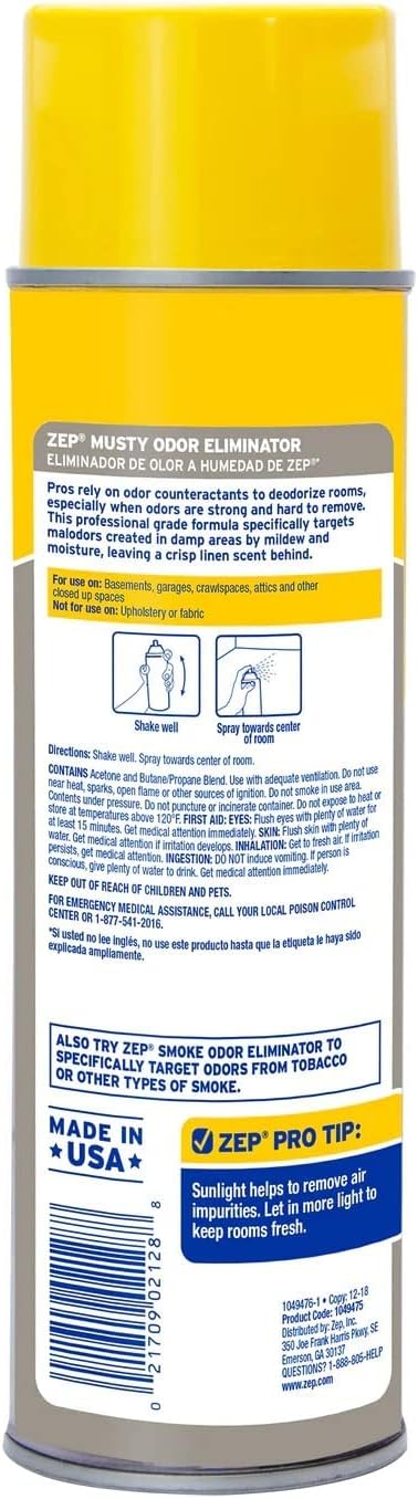 Zep Stainless Steel Cleaner & Polish - 14 oz | Protects Metal Surfaces from Fingerprints & Water Spots