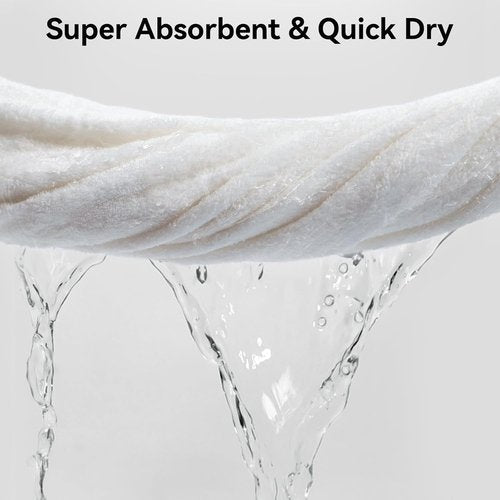 BubblePanda Hooded Baby Towels - Super Soft Bamboo Bath Towels for Newborns | 30 x 30 Inch