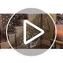 Lightshare 3ft 112LED Star Light Tree Brown Branches warm white – Indoor/Outdoor