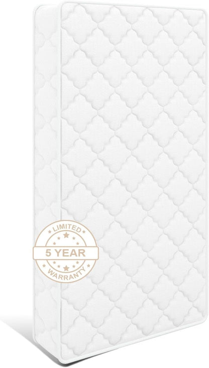 Regine Switzerland Medium Firm Mattress - High Density Foam, Edge Reinforced, Odorless, Standard Size, Pure White