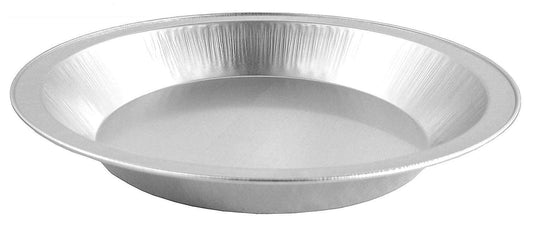 PACTOGO 9" Disposable Heavy Smooth-Wall Aluminum Foil Pie Pans (Pack of 25)