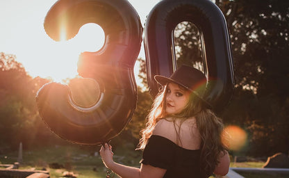 Number 0 Balloons - 40 Inch Black Birthday & Event Decorations | Perfect for Milestones & Celebrations