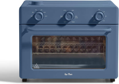 Our Place Large Wonder Oven - 6-in-1 Stainless Steel Air Fryer Toaster Oven Combo | 32 QT Capacity - Blue Salt