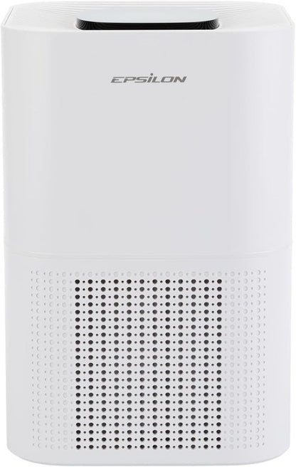 Epsilon Air Purifier for Home | H13 HEPA Filter Large Rooms up to 1100 Sq.ft | 360˚Purification | 3-in-1 Air Cleaner with 30dB Sleep Mode Removes 99.97% of Pollutants Cleans Dust, Odor, Pet Dander
