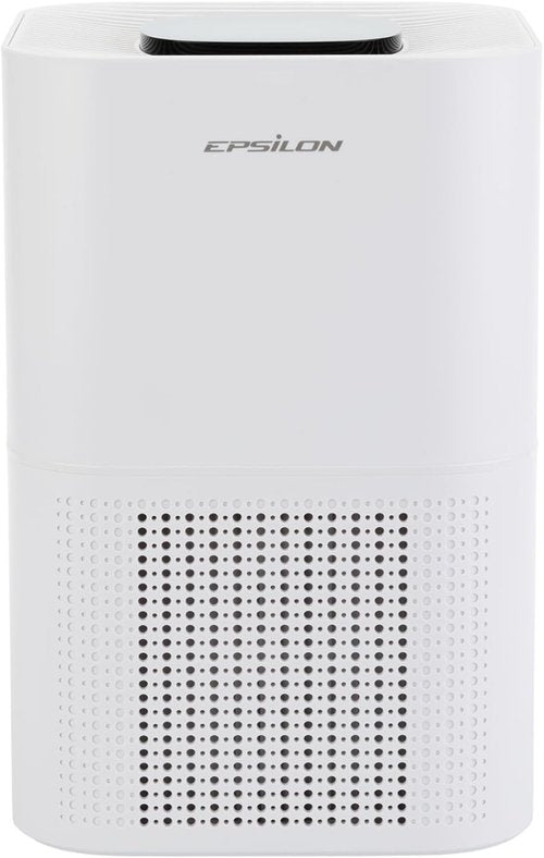 Epsilon Air Purifier for Home | H13 HEPA Filter Large Rooms up to 1100 Sq.ft | 360˚Purification | 3-in-1 Air Cleaner with 30dB Sleep Mode Removes 99.97% of Pollutants Cleans Dust, Odor, Pet Dander