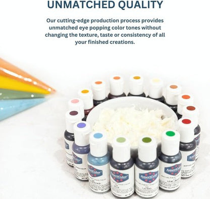 Americolor Soft Gel Paste Food Color - Ivory 4.5-Ounce | Vibrant, Easy-to-Use Gel Dye
