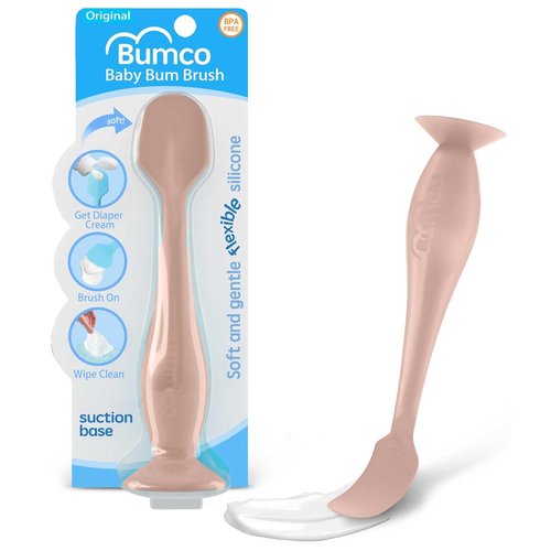 Bumco Diaper Cream Spatula - BPA-Free Soft Applicator for Easy Diaper Cream Application | Mom-Invented Design