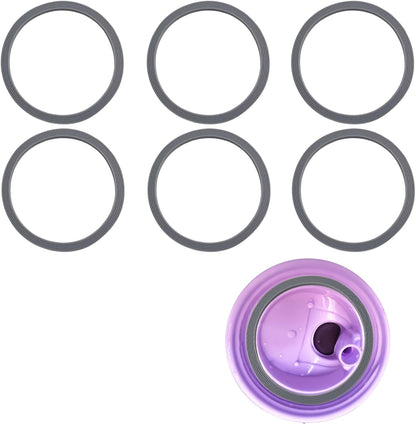 Owala FreeSip Replacement Water Bottle Gaskets - 6 Pcs Silicone Lid Seal Accessories
