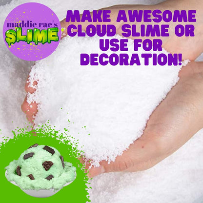 SCS Direct Maddie Rae's Instant Snow XL Pack - Create 5 Gallons of Safe, Non-Toxic Artificial Snow | Perfect for DIY Crafts & Holiday Fun