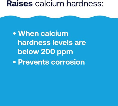 HTH 67059 Calcium Hardness Up - Protects Pool Surfaces & Liners | 4 Lbs Swimming Pool Chemical