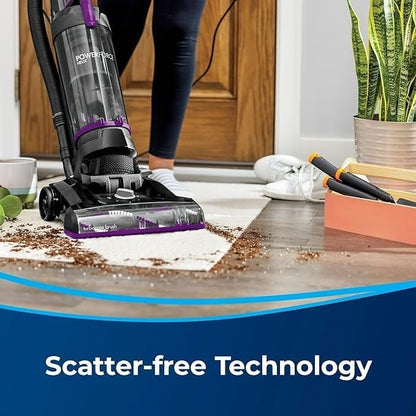 Power Force Helix Vacuum - Bagless Upright with Powerful Suction for Pet Hair | Large Dirt Tank, 23ft Cord, 5 Height Settings (Violet)