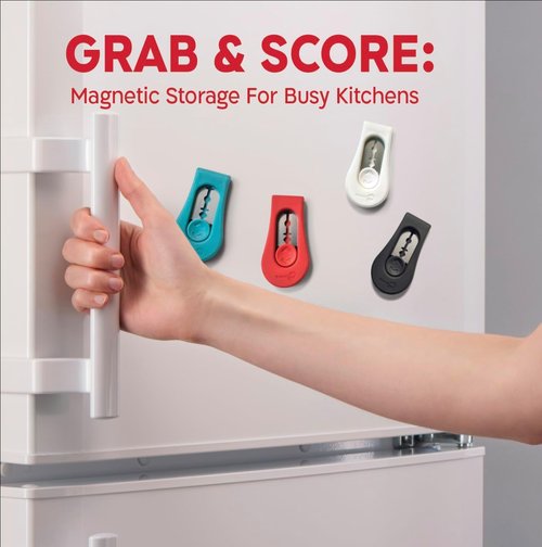 KneadAce Bread Lame - Upgraded Magnetic Dough Scoring Tool with 5 Razor Blades & Patterns Booklet
