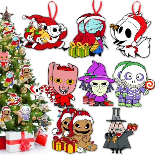16 Pack Christmas Tree Ornaments - Holiday Hanging Decorations for Xmas