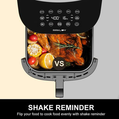 Air Fryer 6.8 Quarts by [Brand Name] - 10-in-1 Multi-Function Cooking | Nonstick, Dishwasher-Safe, Stainless Steel