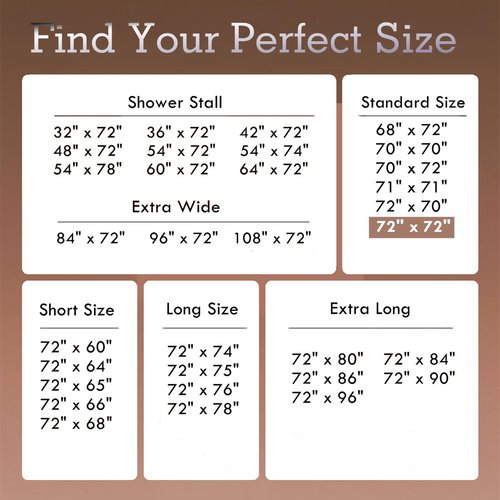 Felisa Waterproof Fabric Shower Curtain Liner with 6 Weighted Magnets,72 x 72 inch Hotel Quality & Soft Cloth Shower Curtain,Washable White Shower Curtain Liner for Bathroom