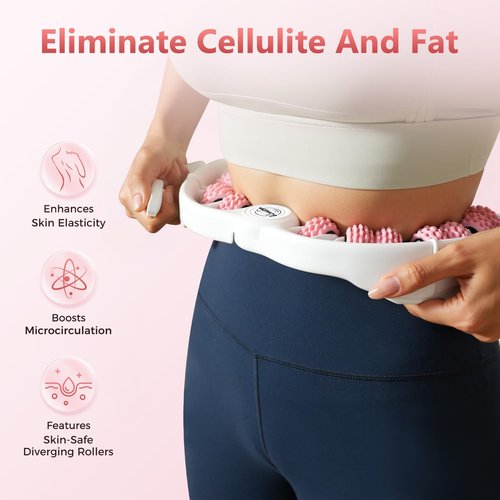 Cellulite Massage Roller - Deep Tissue Fascia Massager for Legs & Buttocks | Lymphatic Drainage Tool