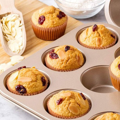 Gifbera Natural Parchment Paper Cupcake Liners - 400-Count Unbleached Greaseproof Baking Cups