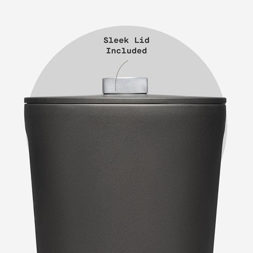 Corkcicle Insulated Ice Bucket with Lid - Stainless Steel - Summer Gift - 100 oz - Ceramic Slate