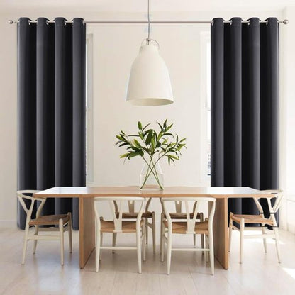ChrisDowa Blackout Curtain - Custom Thermal Insulated Room Darkening Panel for Bedroom & Living Room
