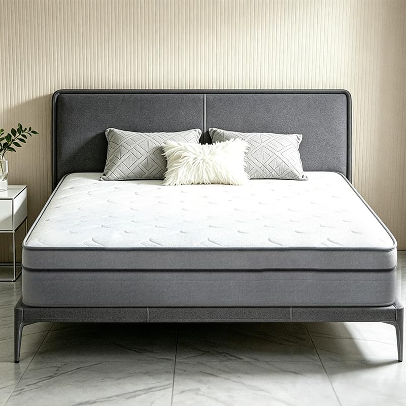 Queen Size Innerspring Mattress in a Box - Soft Comfort 60x80 Inch
