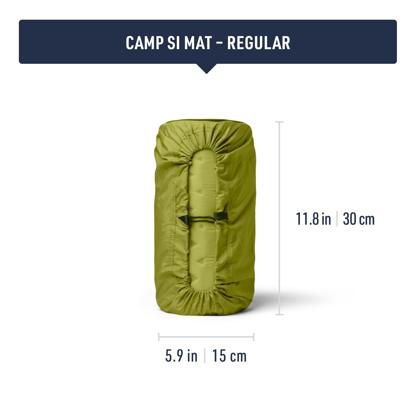 Sea to Summit Camp Self-Inflating Foam Sleeping Mat for Camping and Backpacking - Tapered - Regular (72 x 22 x 1.5 inches)