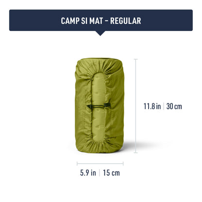 Sea to Summit Camp Self-Inflating Foam Sleeping Mat for Camping and Backpacking - Tapered - Regular (72 x 22 x 1.5 inches)