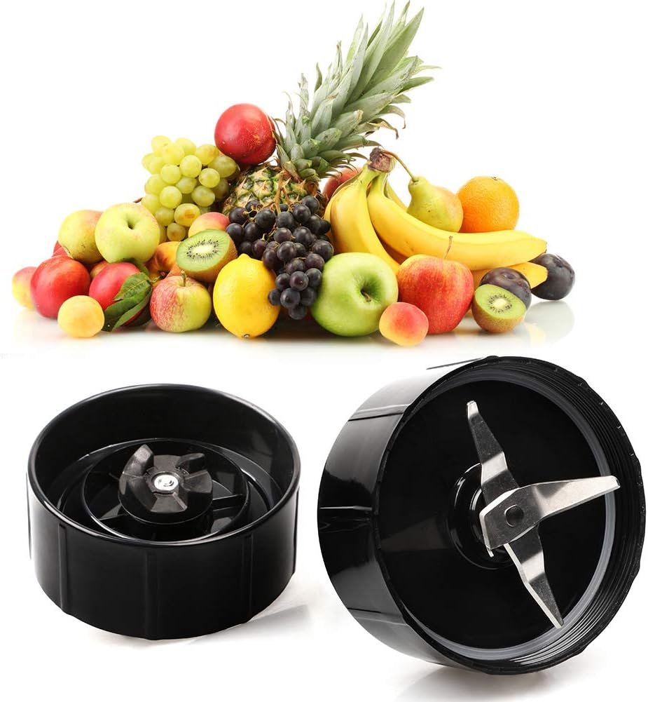 QT Cross Blades for Magic Bullet 250W MB1001 Series - Replacement Blender Parts with Gaskets