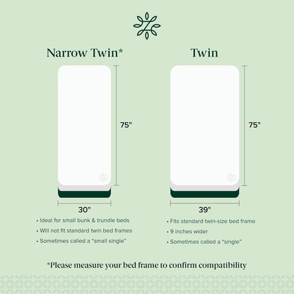 Zinus 6 Inch Hybrid Mattress - Medium Firmness, Durable Support, Twin Size, Certified Safe Foams