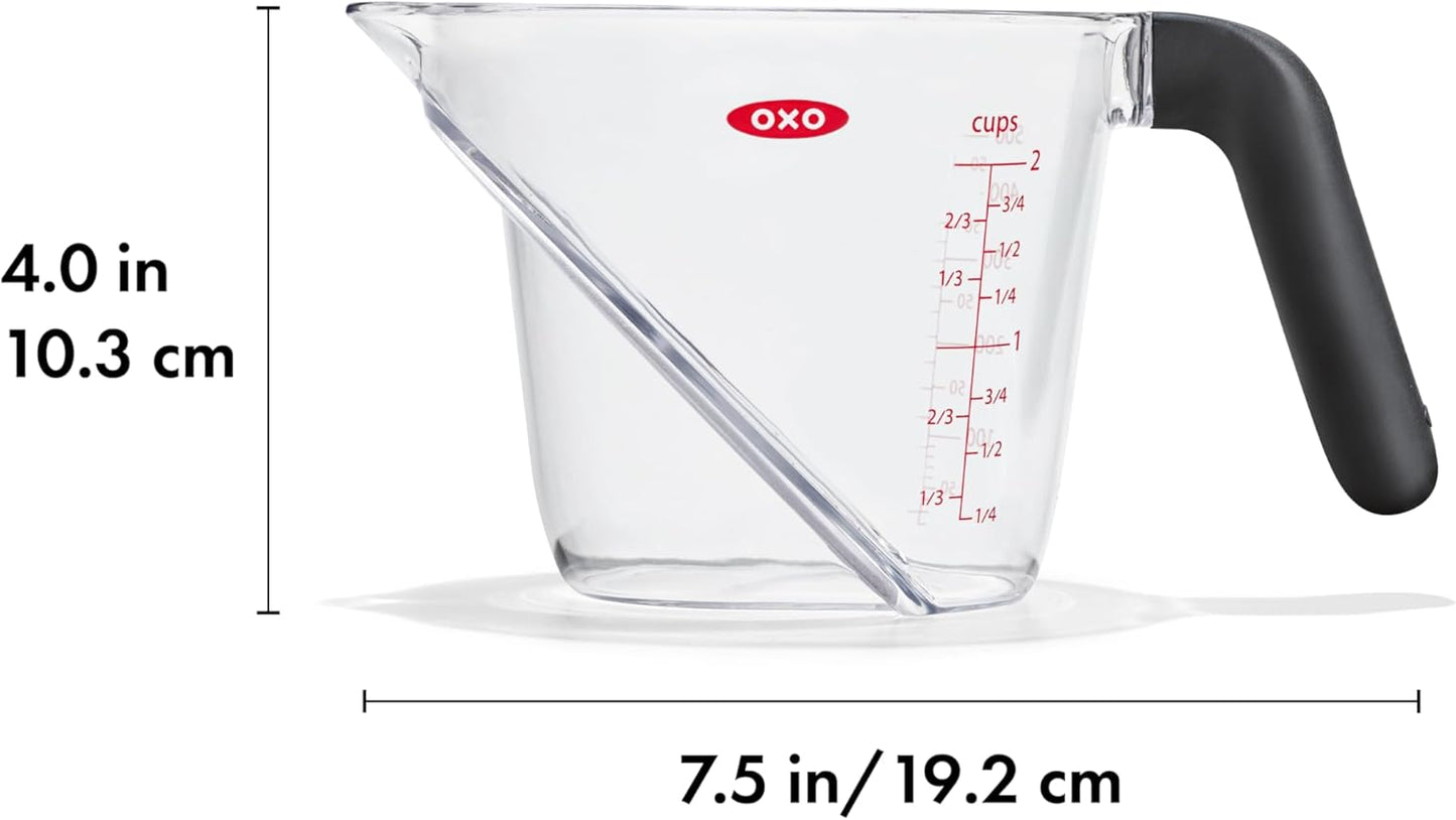 OXO Good Grips Angled Measuring Cup - 2 Cup Capacity for Accurate Measurements