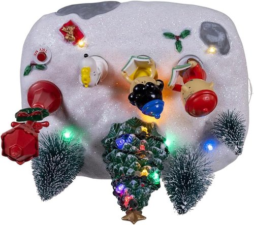 Kurt Adler Lighted Animated Musical Caroling Choir Table Piece - Festive Holiday Decor