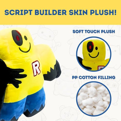 Forsaken Script Builder Plush - 10 Inch Soft Gamer Plushie | Perfect Game Room Collectible