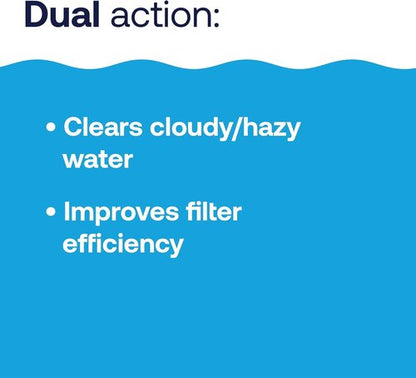 HTH 67067 Swimming Pool Care Clarifier - Achieve Crystal Clear Water in Just 24 Hours