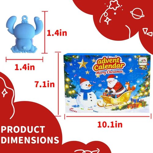 2025 Accessories Advent Calendar - 24 Days of Festive Surprises for Christmas Countdown