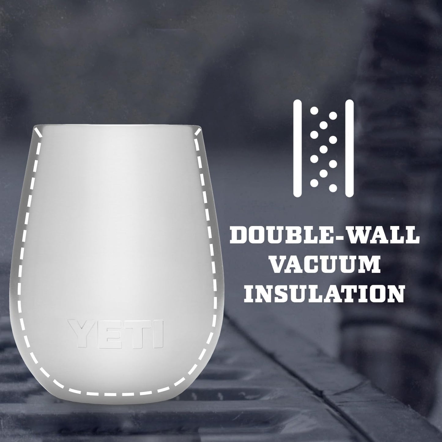 YETI Rambler 10 oz Wine Tumbler, Vacuum Insulated, Stainless Steel with MagSlider Lid, Tropical Pink