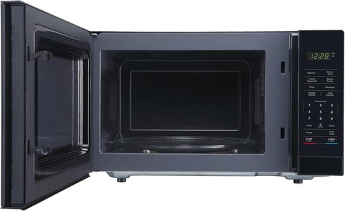 Magic Chef Microwave Oven - 1000 Watts Compact Digital Kitchen Appliance | 1.1 Cu. Ft., Black, One-Touch Cooking, Child Lock, Timer, Reheat & Defrost