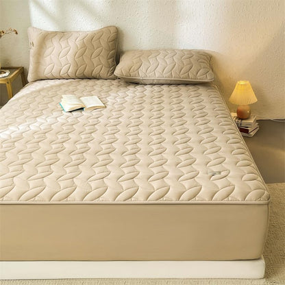 Brown Mattress Protector Fitted Deep Pocket 11 Inch - Washable King Size