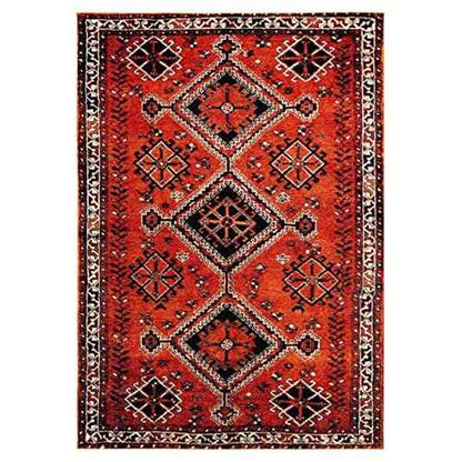 SAFAVIEH Vintage Hamadan Collection Accent Rug - 2'3" x 4', Orange & Red, Traditional Persian Design, Non-Shedding & Easy Care, Ideal for High Traffic Areas in Entryway, Living Room, Bedroom (VTH293P)